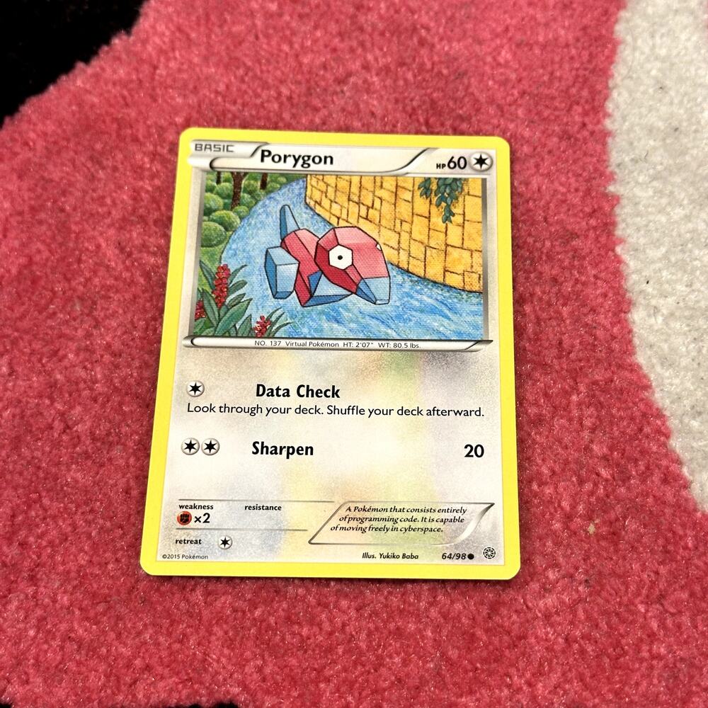 Porygon #64 – Pokémon Ancient Origins – As Pictured